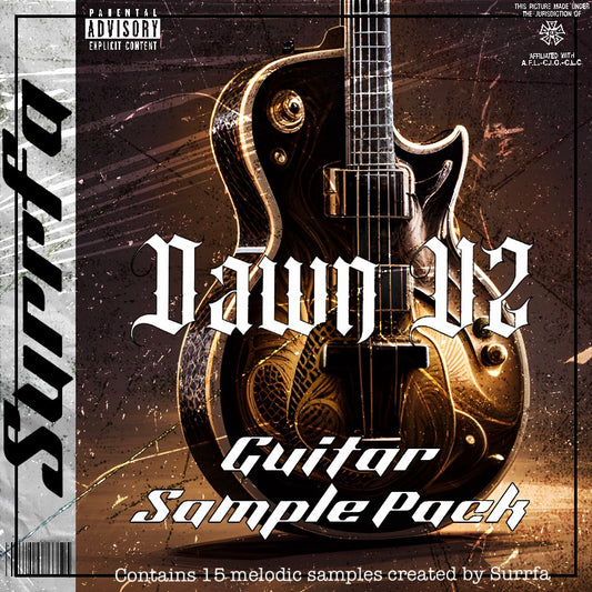 Dawn V2 - Guitar Sample + Midi Pack - melodic, emotional and dark guitar samples
