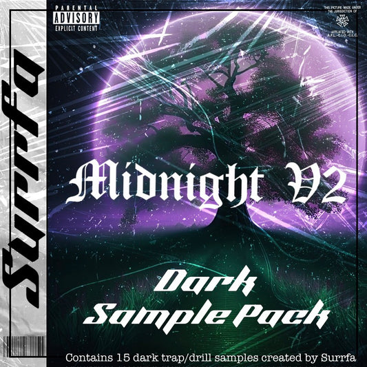 Midnight V2 - Dark Sample + Midi Pack - dark trap/drill Samples